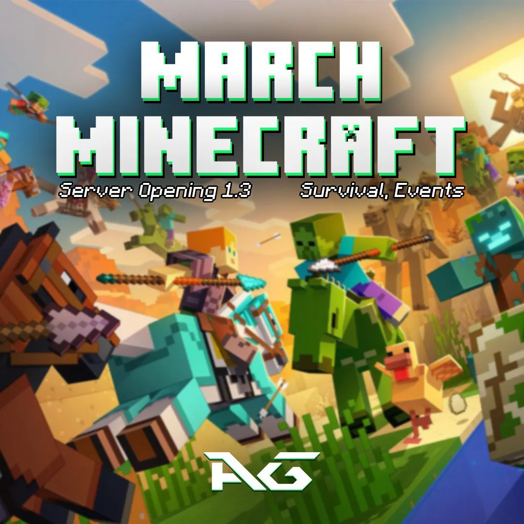 AG Minecraft Server Opening