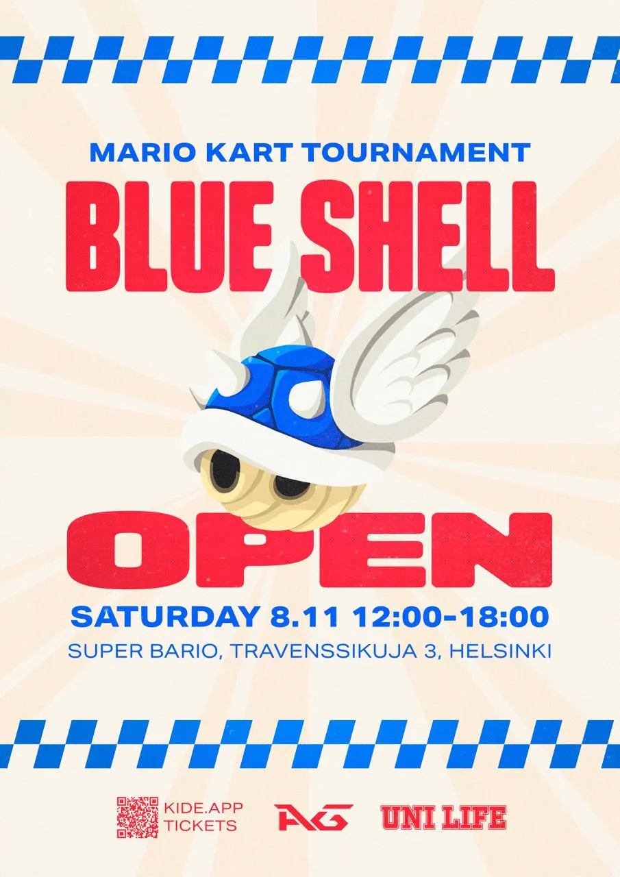 Mario Kart Blue Shell Open 2025