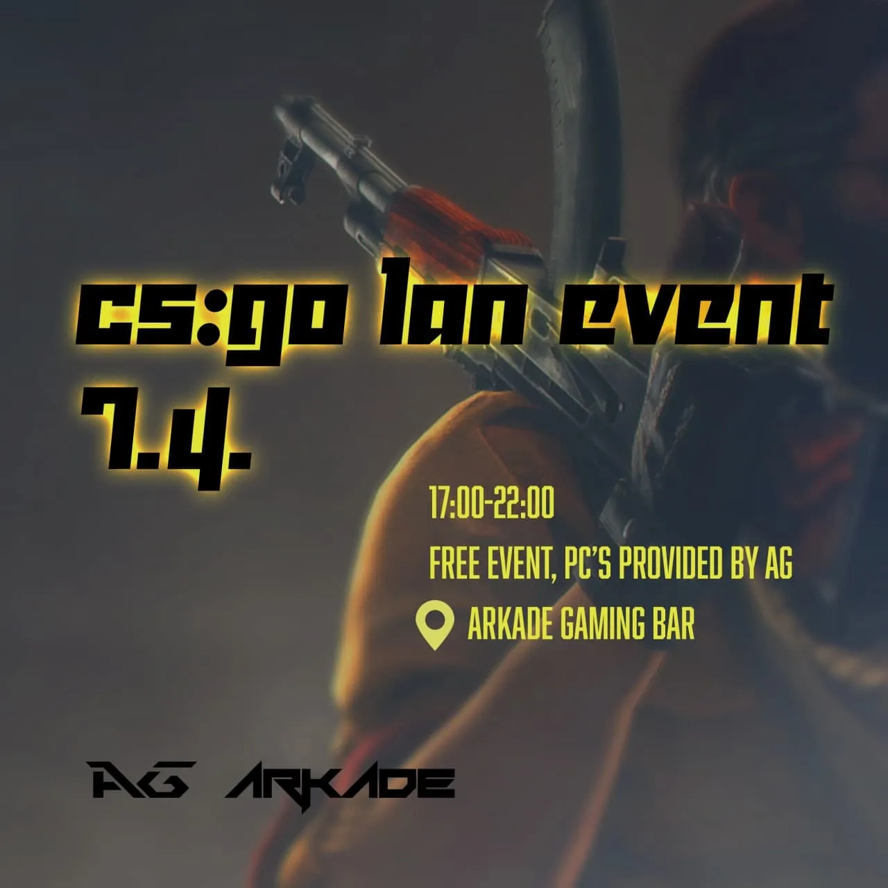 AG CS:GO LAN at Arkade Gaming Bar