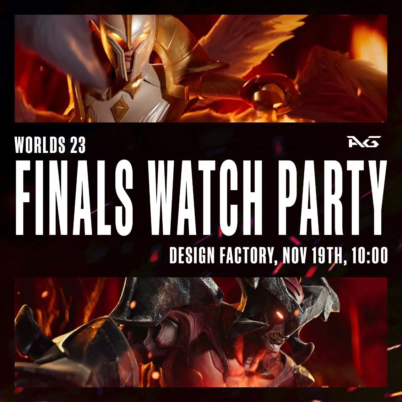 AG League of Legends Worlds Finals Watch Party 2023